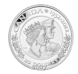 Ensemble de 3 pièces en argent pur de la Jubilé de Diamant de la Reine 2012 à 20 $