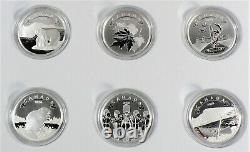 Ensemble de 6 pièces en argent fin O Canada de 10 $ pour 2020 #19573