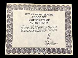 Ensemble de pièces de collection des îles Caïmans de 1978 de la Monnaie royale canadienne