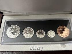 Ensemble de pièces de monnaie commémorative en argent pour le 90e anniversaire de la Monnaie royale canadienne de 1998