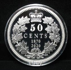 Ensemble de pièces en argent pur à 99,99 % (8,602 oz) de la première monnaie nationale du Canada en 2020