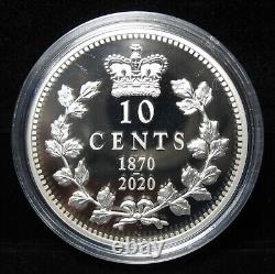 Ensemble de pièces en argent pur à 99,99 % (8,602 oz) de la première monnaie nationale du Canada en 2020