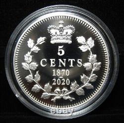 Ensemble de pièces en argent pur à 99,99 % (8,602 oz) de la première monnaie nationale du Canada en 2020