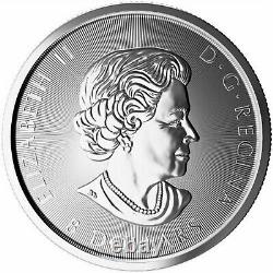 Faucon Des Neiges Canadien 2016 1,5 Oz 9999 Silver Bu Round Limited Bullion Coin