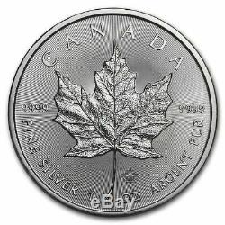 Lot De 25 X 2020 Canadian Maple 1 Oz Silver Leaf Coin