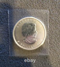 Lot de 3 pièces d'argent finement frappées de la Feuille d'érable canadienne à tirage limité et rare, qualité non circulée.