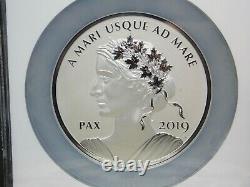 Médaille D'argent De La Paix Et Liberty 2019 Uhr Ngc Pf70 Inverser La Preuve #164