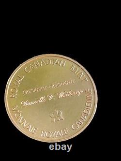 Médaille de preuve de pièce de monnaie du président de la Monnaie royale canadienne de l'ours polaire du Canada