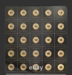 Monnaie royale canadienne 2023 Pure. MapleGram d'or 9999 1 gramme, chaque pièce analysée.