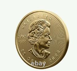 Monnaie royale canadienne 2023 Pure. MapleGram d'or 9999 1 gramme, chaque pièce analysée.