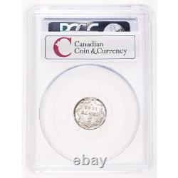 NFLD 5 cent 1882H PCGS AU-58 Monnaie royale canadienne
