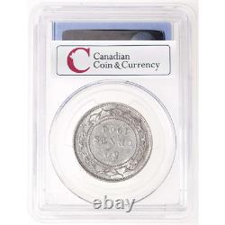 NFLD 50 cent 1900 PCGS AU-50 Monnaie Royale Canadienne