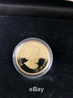 Or 18 Carats Coin Année Du Serpent 2500 Mintage (2013)