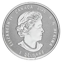 PIERRES DE NAISSANCE DE FÉVRIER 2020 AU CANADA Avec CRISTAUX SWAROVSKI Pièce en argent pur à 99,99% à 5 $