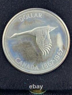 Pièce Du Centenaire Du Canada 1867-1967 Avec Pièce D’or De 20 $