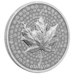 Pièce d'argent Ultra High Relief Maple Leaf 2023 de 5 oz de la Monnaie royale canadienne