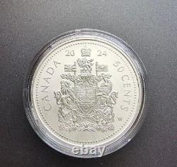 Pièce d'argent de 1 oz 9999 de 2024 avec marque d'atelier W et blason