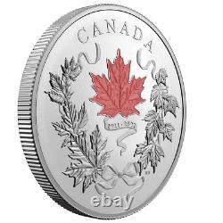 Pièce d'argent pur de 100 $ en couleurs nationales de 2021 de la Monnaie Royale Canadienne
