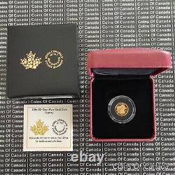 Pièce d'or fin Canada 50 cents 2014 Osprey 1/25 oz Or #piècesducanada