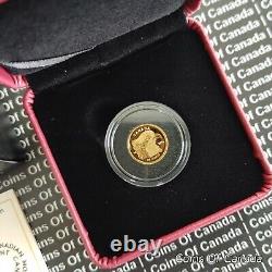 Pièce d'or fin Canada 50 cents 2014 Osprey 1/25 oz Or #piècesducanada