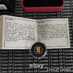 Pièce d'or fin Canada 50 cents 2014 Osprey 1/25 oz Or #piècesducanada