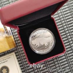 Pièce de monnaie en argent de 100 $ du Canada en 2013: Stampede American Bison Prairie Wind #coinsofcanada