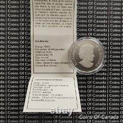 Pièce de monnaie en argent de 100 $ du Canada en 2013: Stampede American Bison Prairie Wind #coinsofcanada