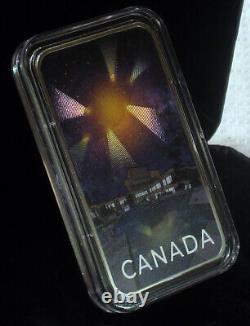 Pièce de monnaie en argent de 1oz de l'incident UFO de Montréal 2021 - Phénomènes inexpliqués du Canada - GITD