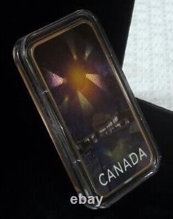 Pièce de monnaie en argent de 1oz de l'incident UFO de Montréal 2021 - Phénomènes inexpliqués du Canada - GITD