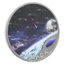 Pièce de monnaie en argent de la Monnaie royale canadienne, Cratère Pingualuit 2023 'Œil de cristal de Nunavik'