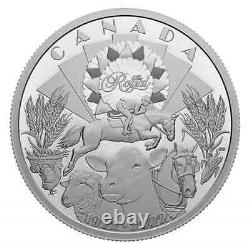 Pièce de monnaie en argent pur 9999 $30e anniversaire de la Foire agricole hivernale royale du CANADA 2022