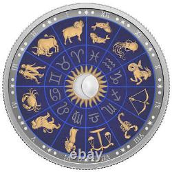 Pièce de monnaie en argent pur de 30 $ du zodiaque de 2022 de la Monnaie royale canadienne.