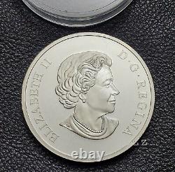 Pièce de monnaie en argent pur de 5 onces célébrant les icônes classiques du Canada Faible tirage de 1200 RCM