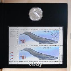 Pièce de monnaie n° 347368, Canada, Baleine bleue, 10 dollars, 2010, Monnaie royale canadienne, BE, M