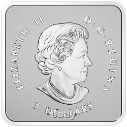 Quartet Feuille D'érable 2017 Canada Pure Silver Square Coins Monnaie Royale Canadienne