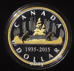 Rare 2015 2 Onces $1 Renouvelé Argent Dollar Voyageur Coin #1 Masters Club Canada