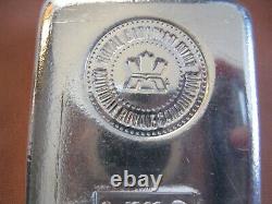 Rare Monnaie Royale Canadienne Versée 999 Kilo Silver Bar Numéro De Série A000286