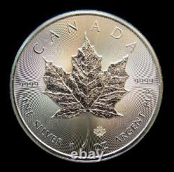 Roll Of 25 2014 Canadian 1 Oz Silver Maple Leaf. 99999 Argent Fine Livraison Gratuite