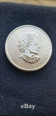 Rouleau De 2017 1,5 Troy Ounce Maple Leaf. 9999 Silver Coins 15 Pièces / 22,5 Onces