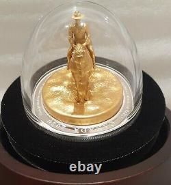 Sculpture Du Carrousel 2020 De La Grc 100 $ 10oz Pure Silver Coin Canada Chevalrider 3d