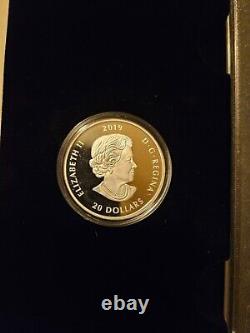 VIOLA DESMOND 2019 Pièce d'argent RCM 1 oz 0.9999 avec un billet de banque de 10 $